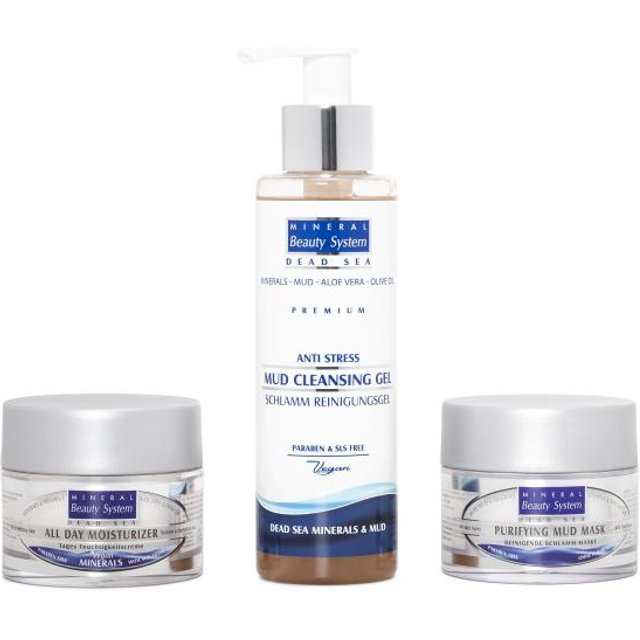 MBS Set Feuchtigkeitscreme, Reinigungsgel, Maske