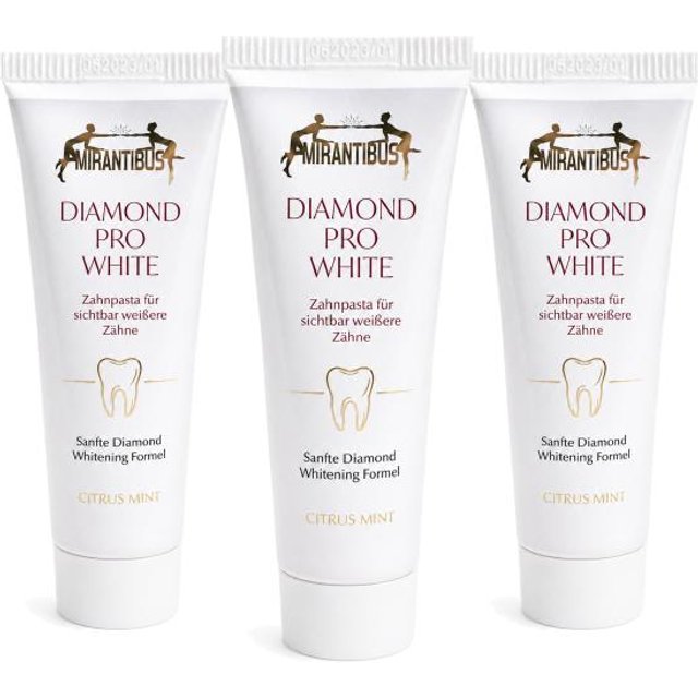 MIRANTIBUS Zahnpasta Diamond Pro White 3x50ml