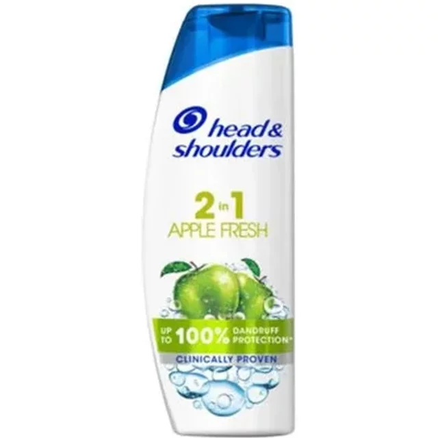 Champú 2 en 1 Apple Fresh 400 ml