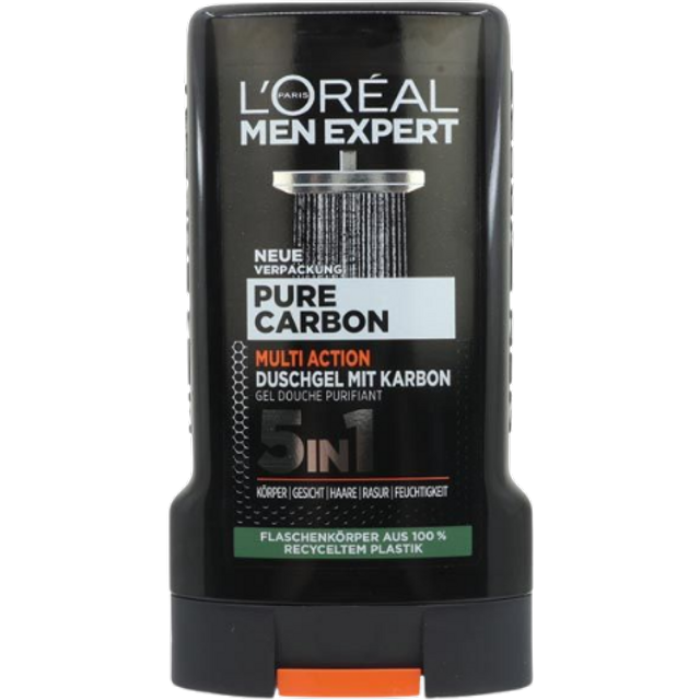 L'Oréal Men Expert Pure Carbon 5-In-1 Multi-Action Duschgel - 250 ml