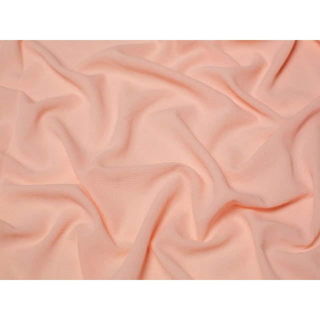 Minerva Core Range Pebble Textured Stretch Woven Crepe Fabric Blush
