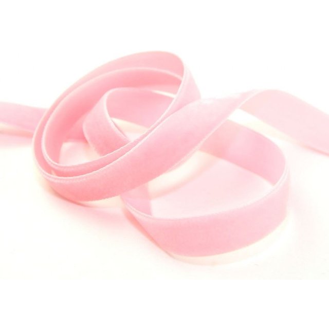 Berisfords Velvet Ribbon Mini Roll 9572 Blush Rose