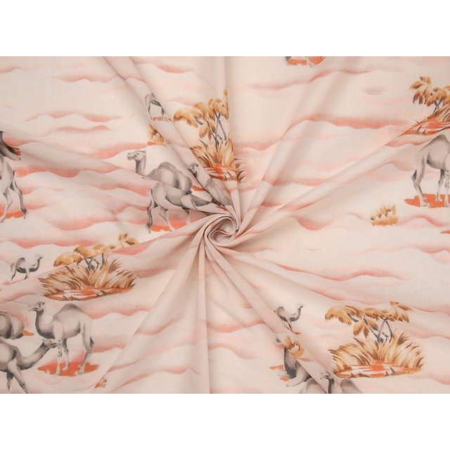Deadstock Cotton Voile Fabric Blush Pink