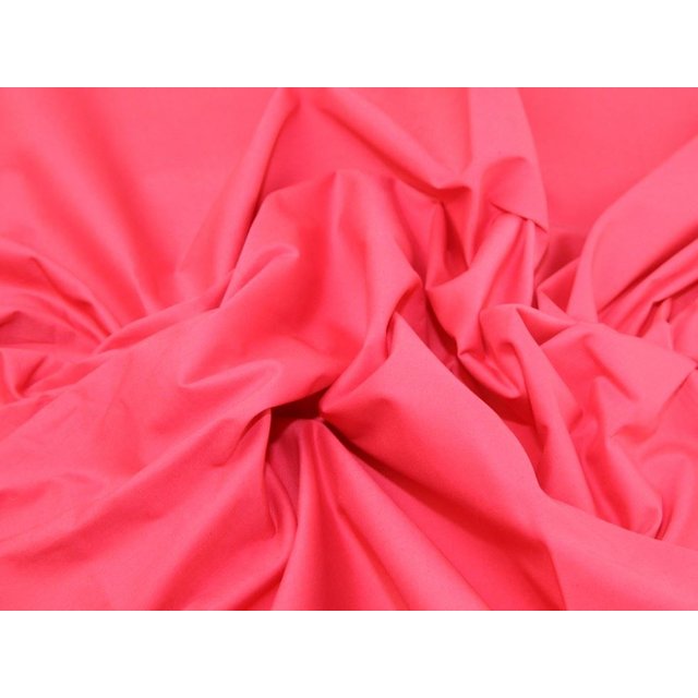 Deadstock Kingston Woven Stretch Cotton Sateen Fabric Lipstick
