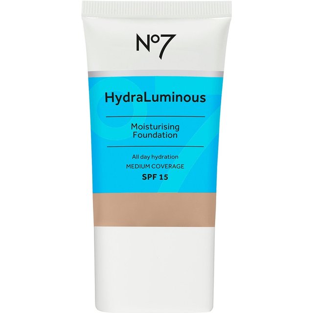 No7 HydraLuminous Moisturising Foundation 30ml - 6 Warm Beige