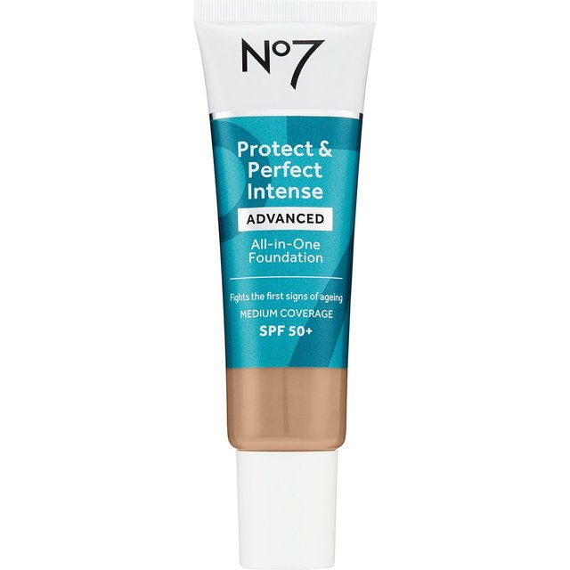 No7 Protect & Perfect Intense ADVANCED All-in-One Foundation 30ml - Honey