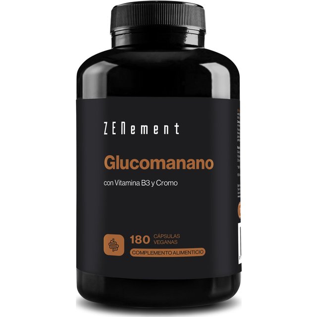 Glucomanano Vitamina B3 y Cromo 180vcaps