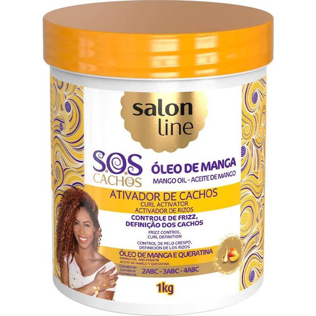 SOS Cachos Activateur Boucles Huile de Mangue 1kg