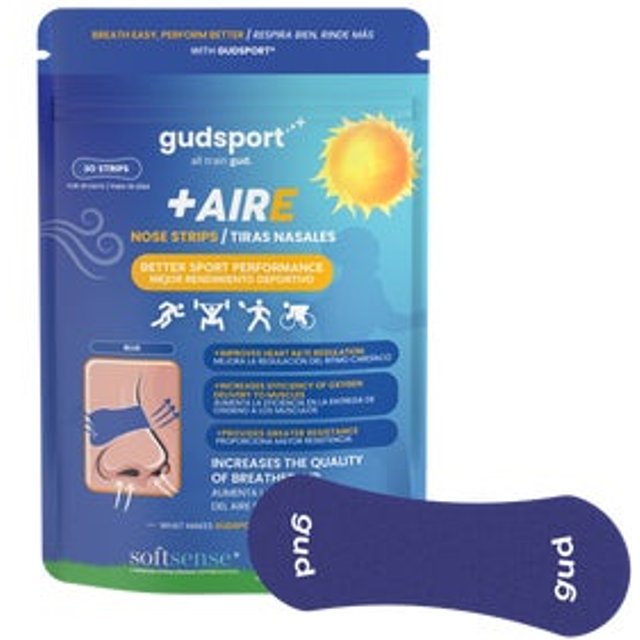 Gudsport +Aire Bandelettes Nasales Bleu 30uts