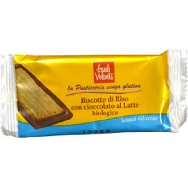 Baule Volante Rice Crackers Chocolat au Lait Bio 23g