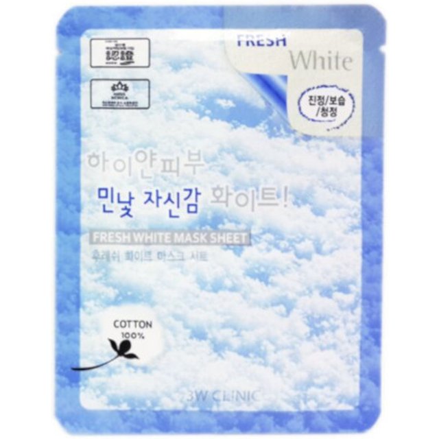 3W Clinic - Fresh White Mask Sheet - 1pc