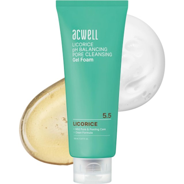 ACWELL - Licorice pH Balancing Pore Cleansing Gel Foam - 160ml