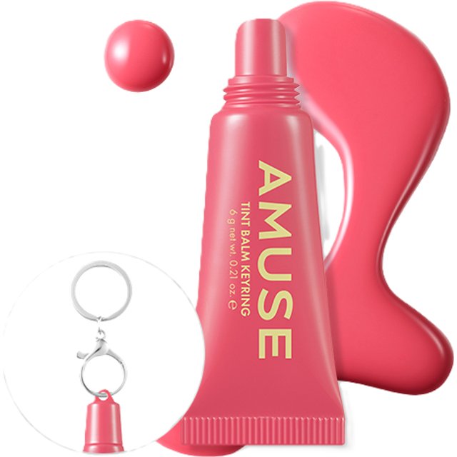 Amuse - Tint Balm Keyring - 6g - 05 Rose Me
