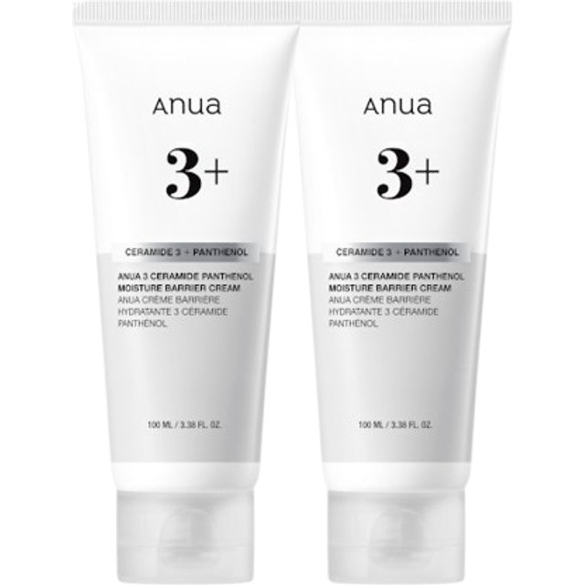 ANUA - 3 Ceramide Panthenol Moisture Barrier Cream - 100ml (2ea) Set