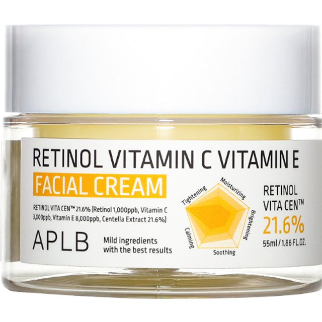 APLB - Retinol Vitamin C Vitamin E Facial Cream - 55ml