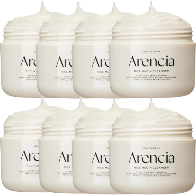 Arencia - Fresh Rice Mucin Cleanser - 120g (8ea) Set