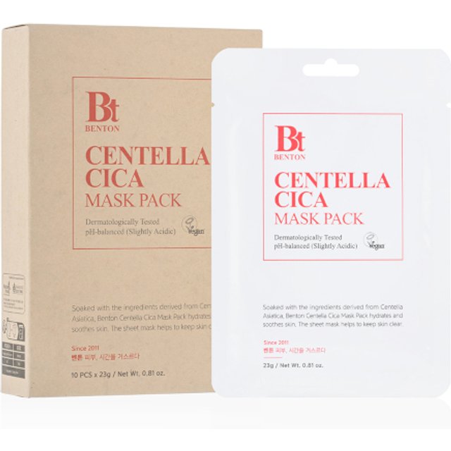 Benton - Centella Cica Mask Pack - 10pcs