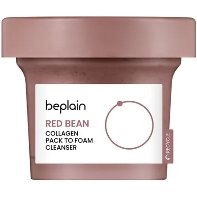 beplain - Red Bean Collagen Pack To Foam Cleanser - 100ml