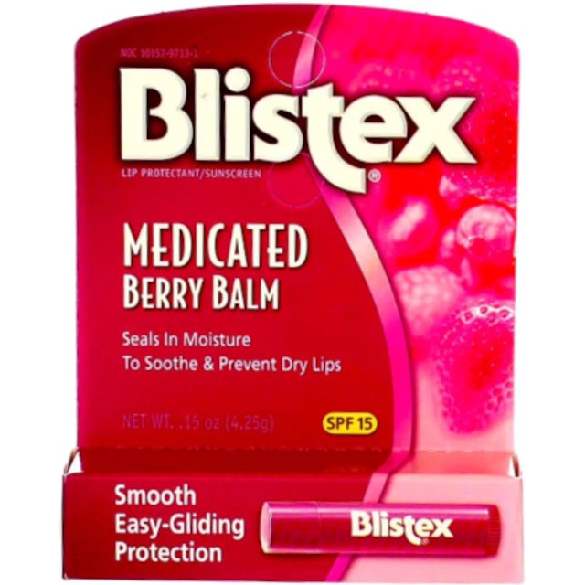 BLISTEX - Medicated Lip Balm SPF 15 - 4.25g - Berry