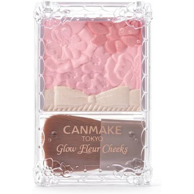 CANMAKE - Glow Fleur Cheeks - 6g - 17 Strawberry Milk Fleur