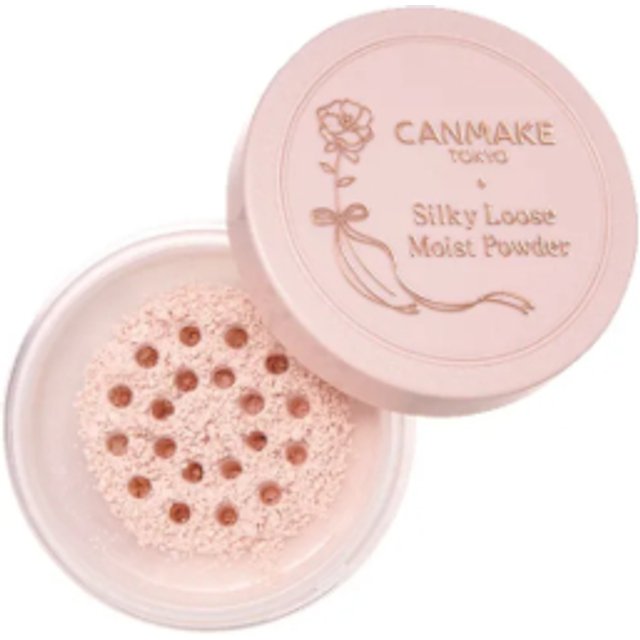CANMAKE - Silky Loose Moist Powder SPF23 PA++ - 6g - P01 Luster Pink