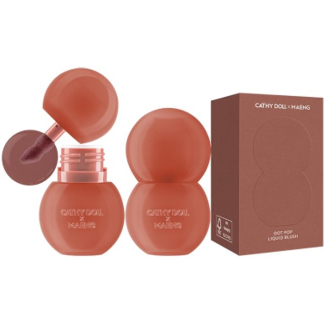 Cathy Doll - Cathy Doll x Maeng Dot Pop Liquid Blush - 4g - 12 Quiet Red