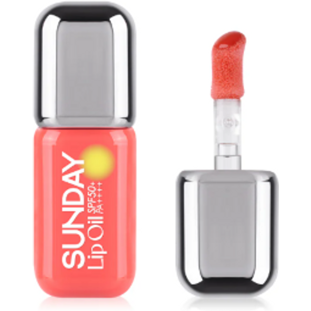 Cathy Doll - Sunday Lip Oil SPF50+ PA++++ - 3.5g - 07 Peach Relax