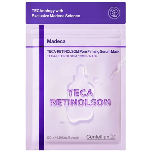 CENTELLIAN 24 - Madeca TECA Retinolsom Pore Firming Serum Mask - 130ml / 7 Sheets