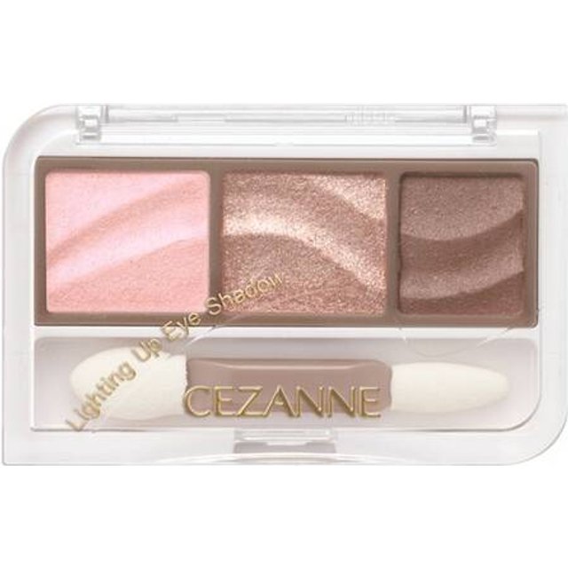 CEZANNE - Lighting Up Eyeshadow - 1.5g - 03 Shell Greige