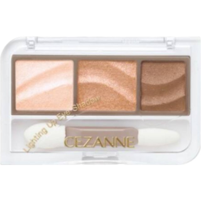 CEZANNE - Lighting Up Eyeshadow - 1.7g - 01 Royal Beige