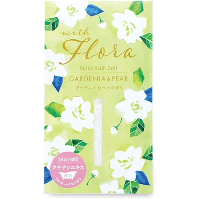 CHARLEY - Withflora Milky Bath Salt - 40 g - Gardenia & Pear