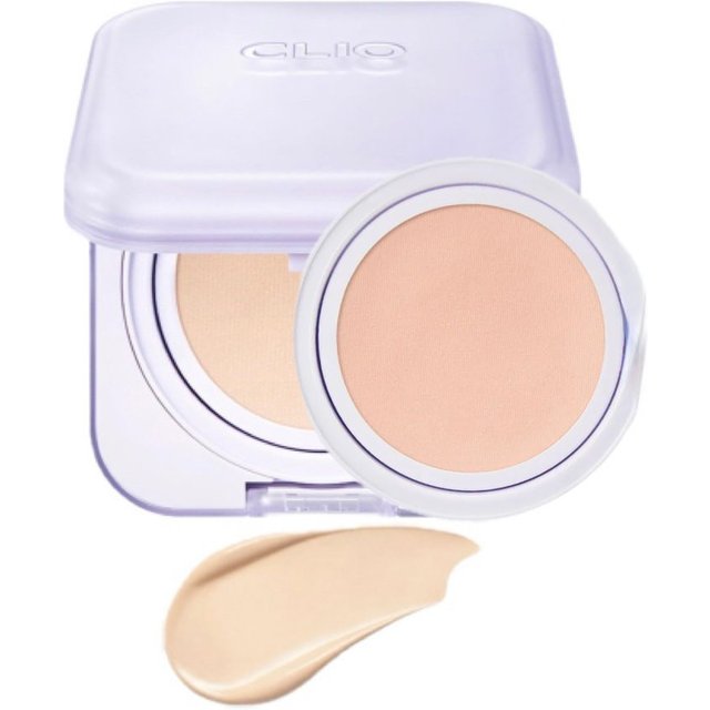 CLIO - Kill Cover Mesh Blur Cushion SPF40 PA++ - 15g + 15g (refill) - 21N Linen