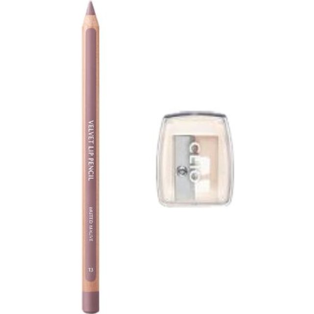 CLIO - Velvet Lip Pencil Set - 1 set (2 items) - 13 Muted Mauve