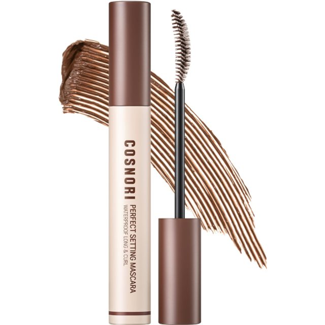 COSNORI - Perfect Setting Waterproof Mascara Long & Curl - 7ml - 02 Cozy Brown