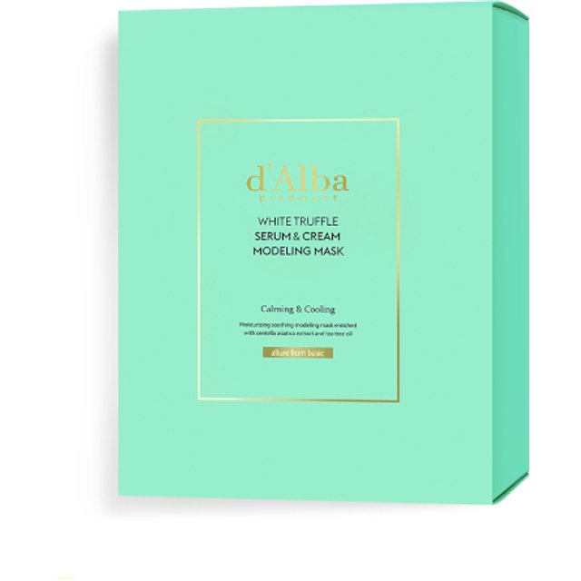 d'Alba - White Truffle Serum & Cream Modeling Mask (Calming & Cooling) - 66g*ca