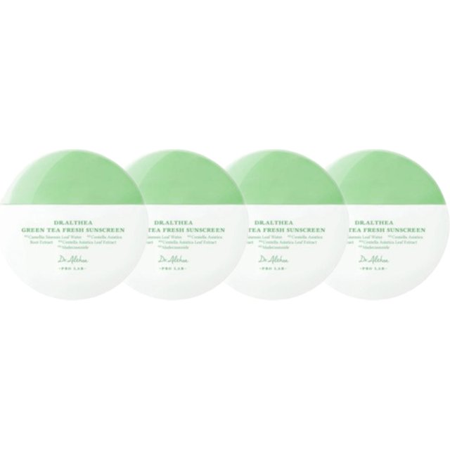 Dr. Althea - Green Tea Fresh Sunscreen SPF50+ PA++++ - 45ml (4ea) Set