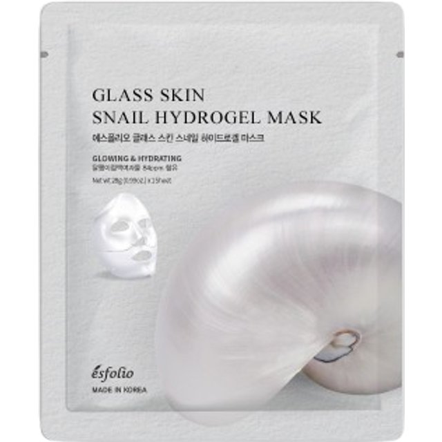 esfolio - Glass Skin Snail Hydrogel Mask - 28g*1ea