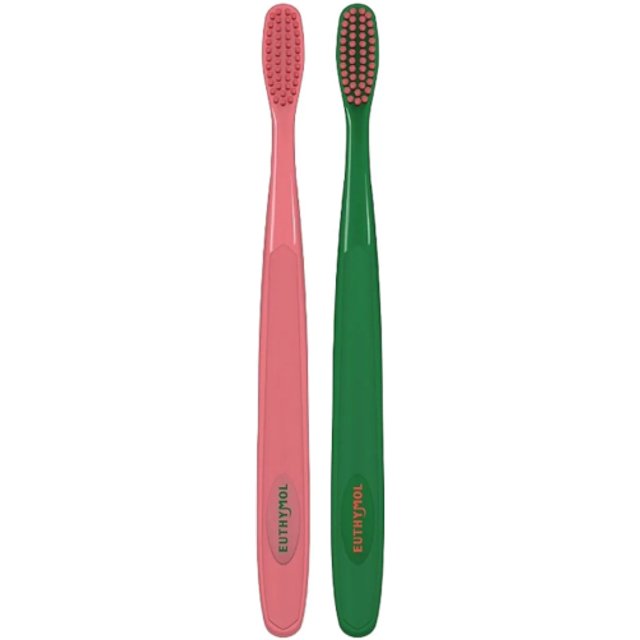 EUTHYMOL - Regular Toothbrush Set - 2pcs