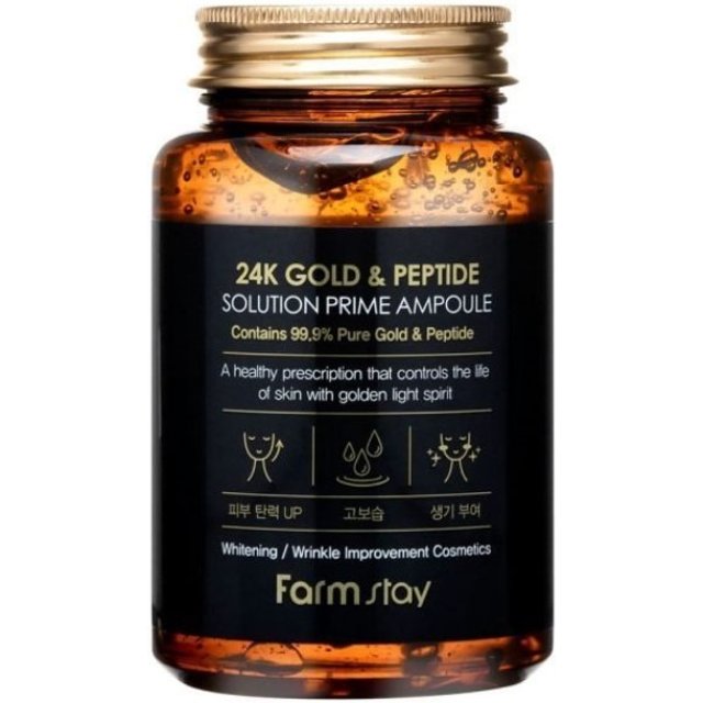 Farm Stay - 24K Gold & Peptide Solution Prime Ampoule - 250ml