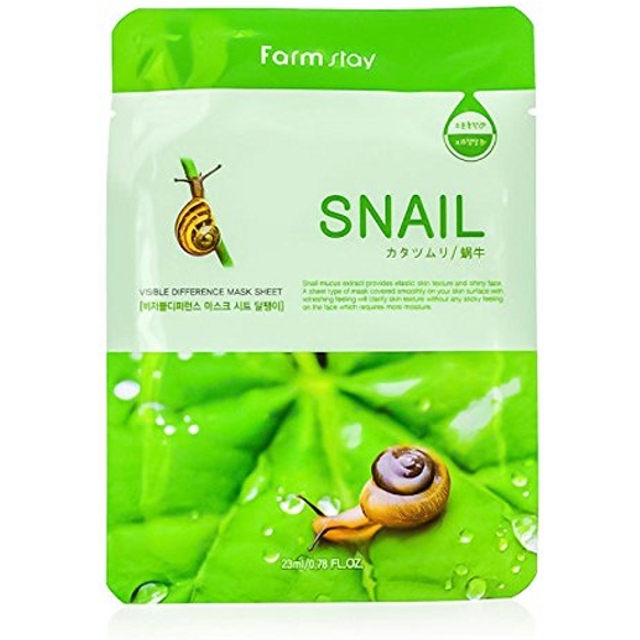 Farm Stay - Visible Difference Mask Sheet - Snail - 1pc