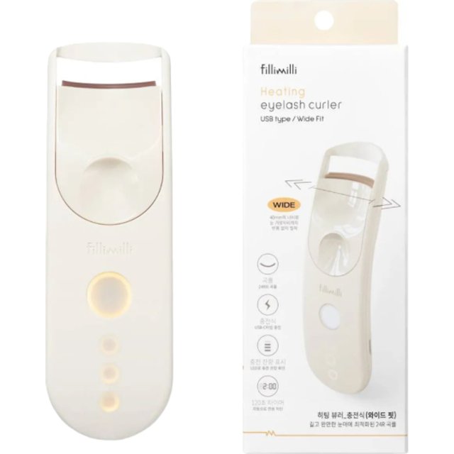 fillimilli - Heating Eyelash Curler (USB Type) (Wide Fit) - 1ea
