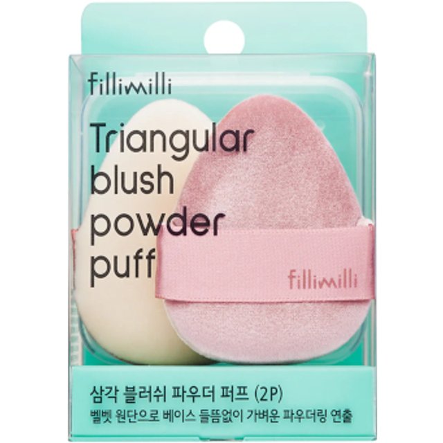 fillimilli - Triangular Blush Powder Puff - 2ca