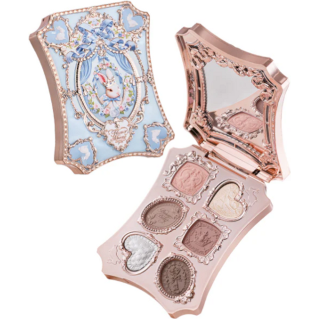 FlowerKnows - Bunny Garden 6-Color Makeup Palette - 6.5g - 01 White Bunny
