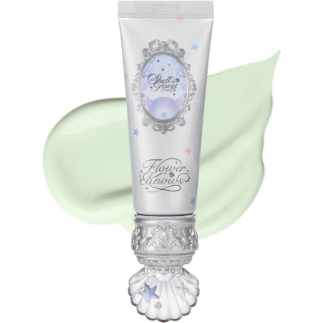 FlowerKnows - Shell's Jewel Radiance Primer - 45g - 01 Minty Green