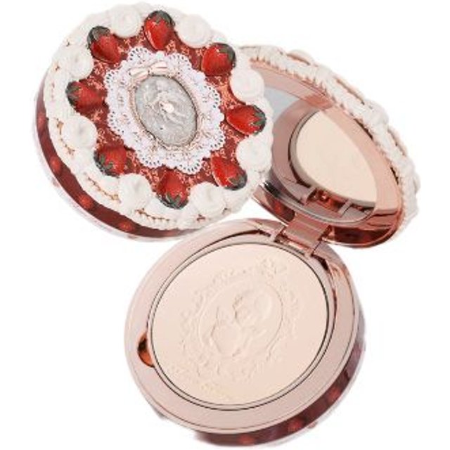 FlowerKnows - Strawberry Cupid Pressed Powder - 9.5g - 02 Ivory Beige
