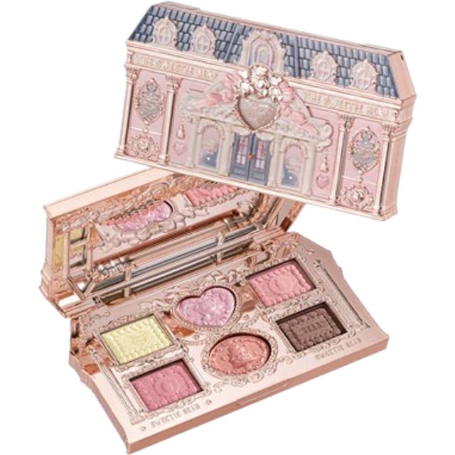 FlowerKnows - The Sweetie Bear 6-Color Makeup Palette - 6.5g - 02 Strawberry Milk