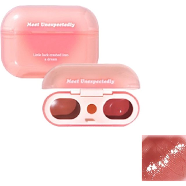Gogo Tales - Double Spell Lip Cream - 2.8g*2 - G04 Ice Queen Belle