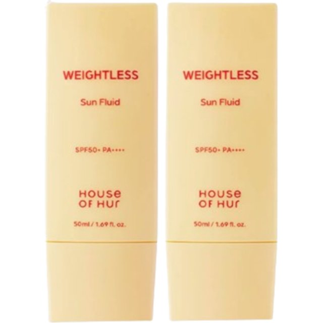 HOUSE OF HUR - Weightless Sun Fluid SPF50+ PA++++ Duo Set - 50ml x2