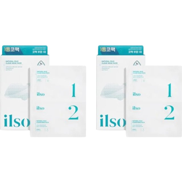 ILSO - Natural Mild Clear Nose Pack - 5ea (2 Pack) Set