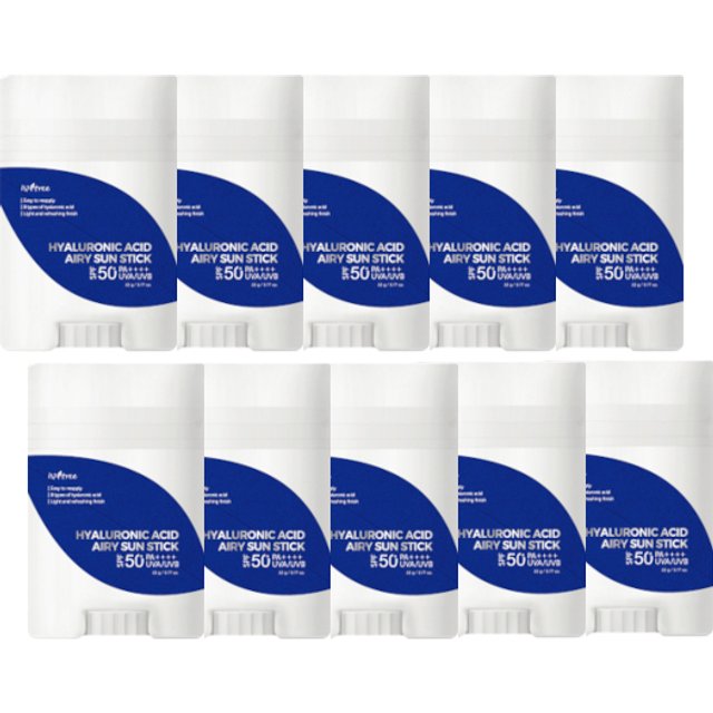 Isntree Hyaluronic Acid Airy Sun Stick - 22g (10ea) Set